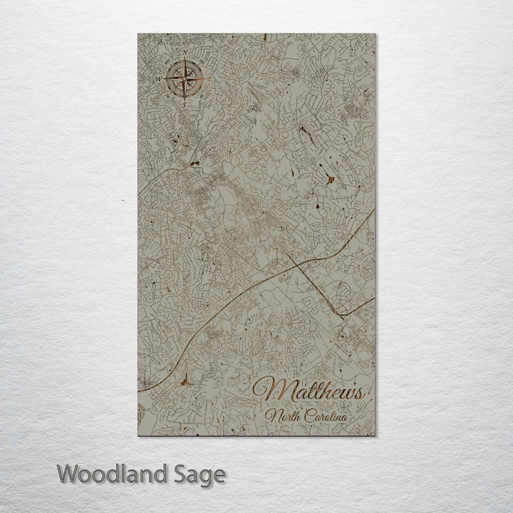 Matthews, North Carolina Street Map