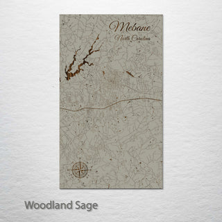 Mebane, North Carolina Street Map
