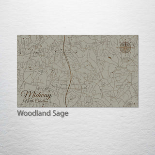 Midway, North Carolina Street Map