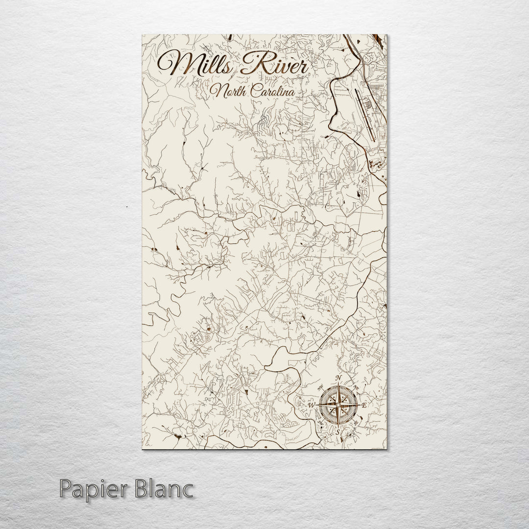 Mills River, North Carolina Street Map