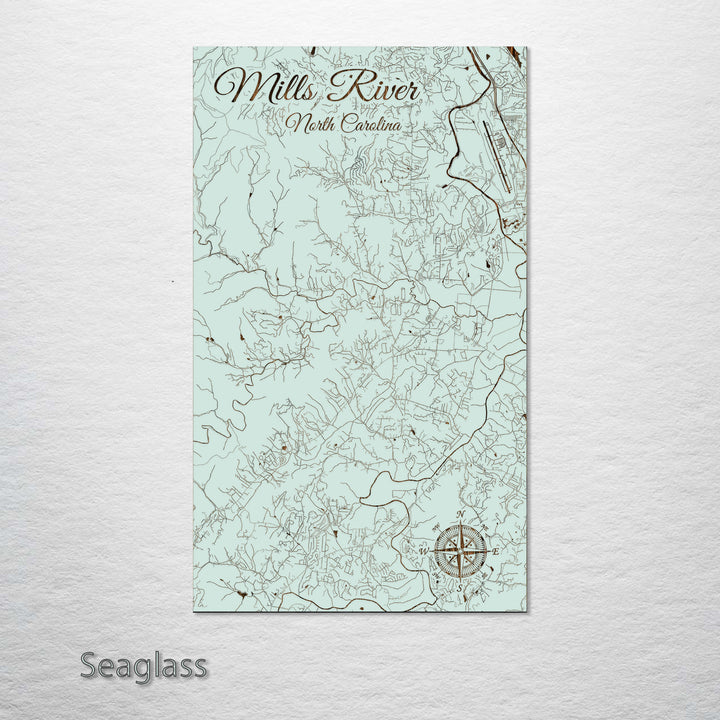 Mills River, North Carolina Street Map