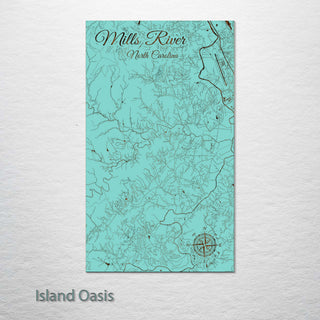 Mills River, North Carolina Street Map