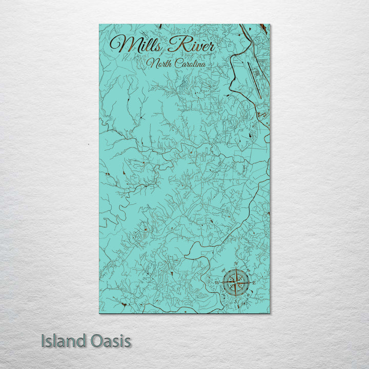 Mills River, North Carolina Street Map