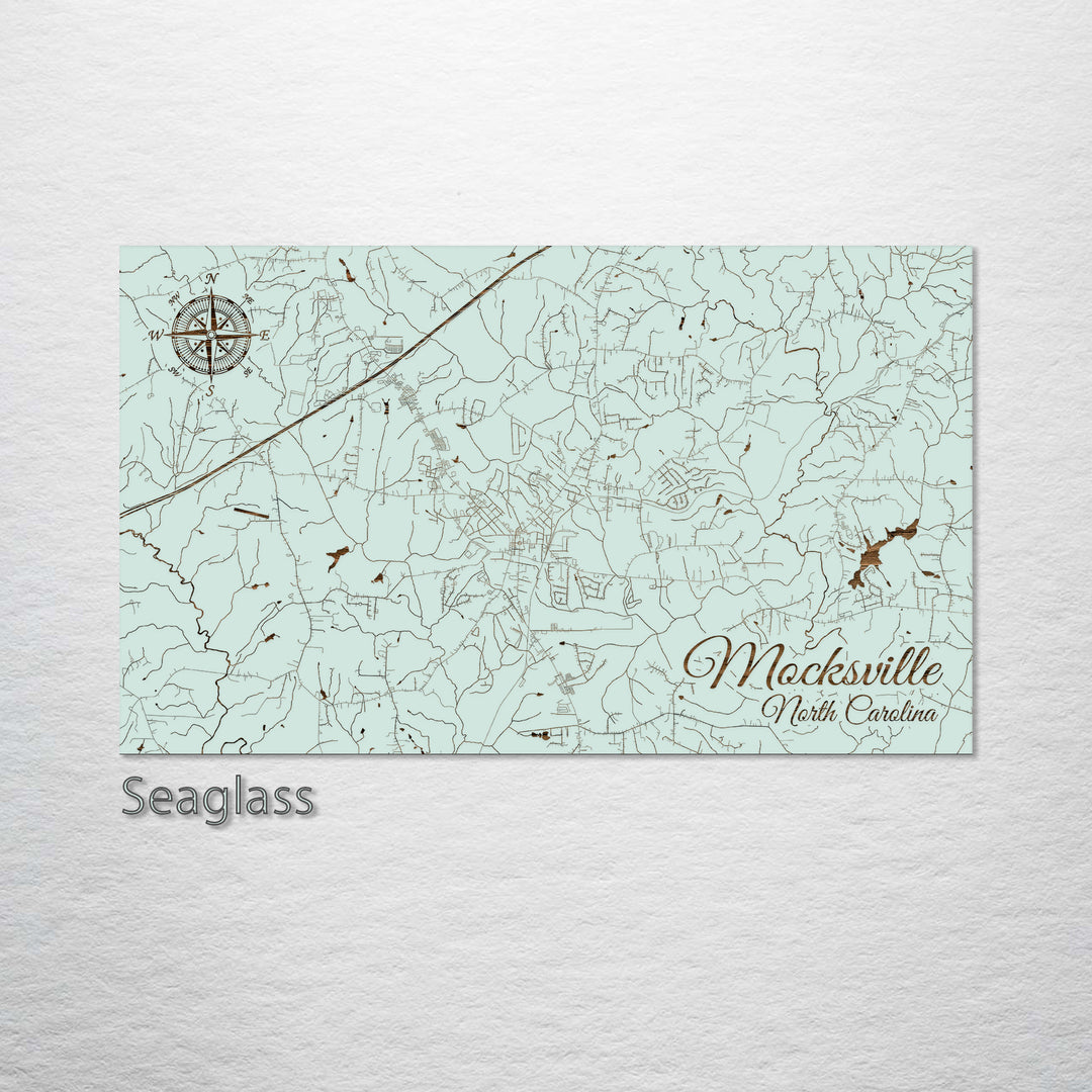 Mocksville, North Carolina Street Map