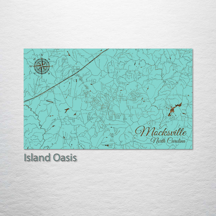 Mocksville, North Carolina Street Map