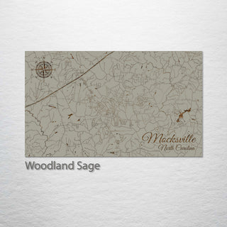 Mocksville, North Carolina Street Map
