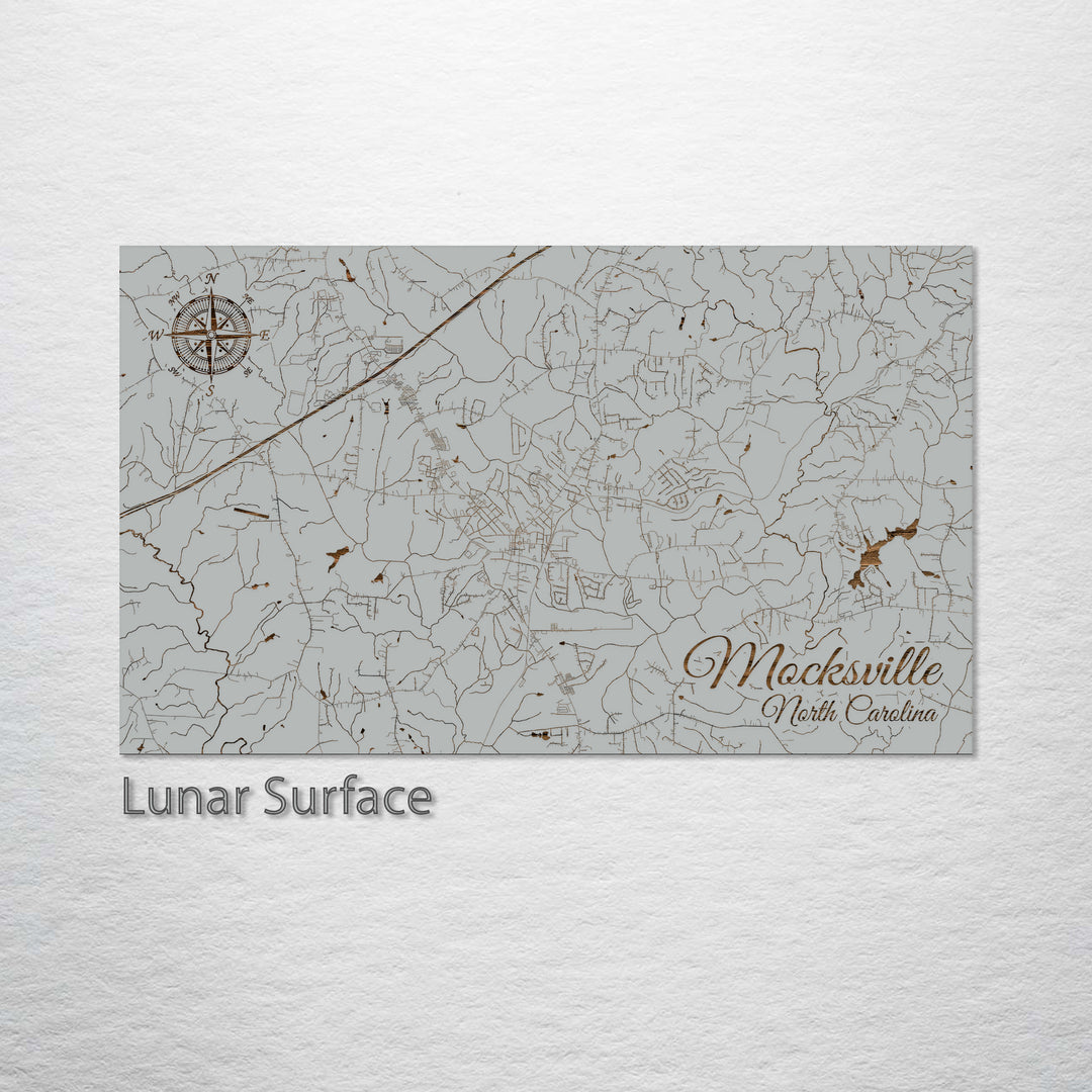 Mocksville, North Carolina Street Map