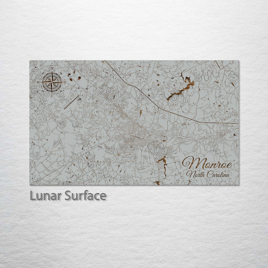 Monroe, North Carolina Street Map