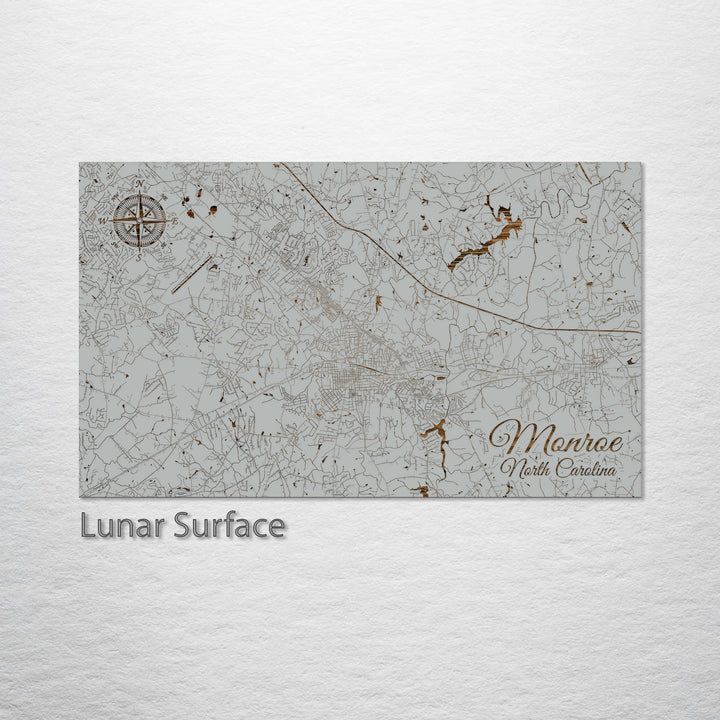 Monroe, North Carolina Street Map