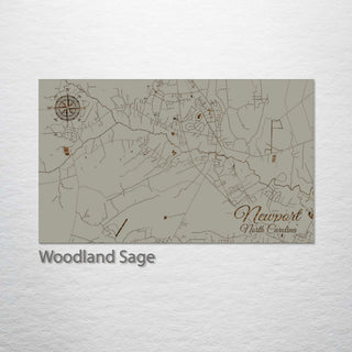 Newport, North Carolina Street Map