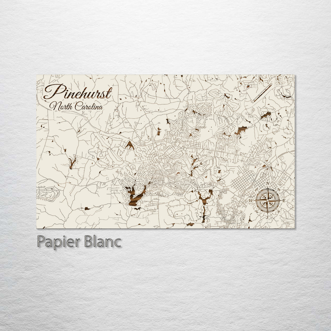 Pinehurst, North Carolina Street Map