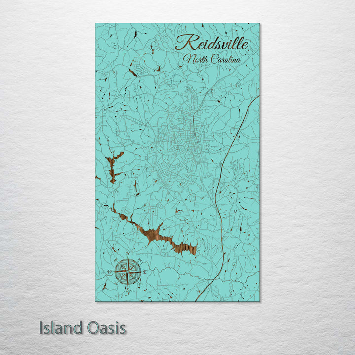 Reidsville, North Carolina Street Map