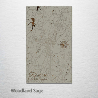 Roxboro, North Carolina Street Map