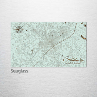 Salisbury, North Carolina Street Map