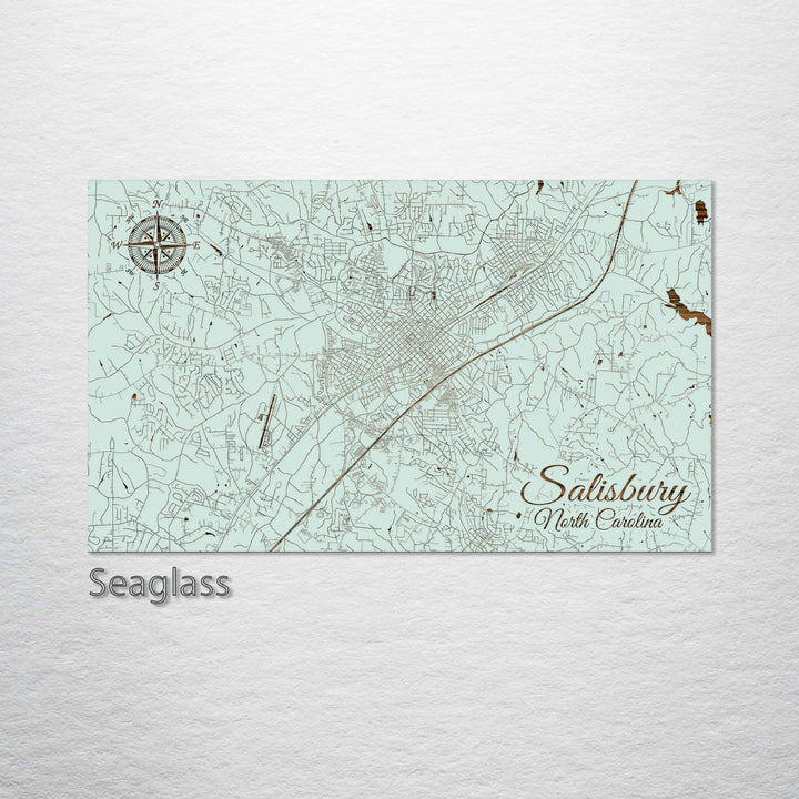 Salisbury, North Carolina Street Map