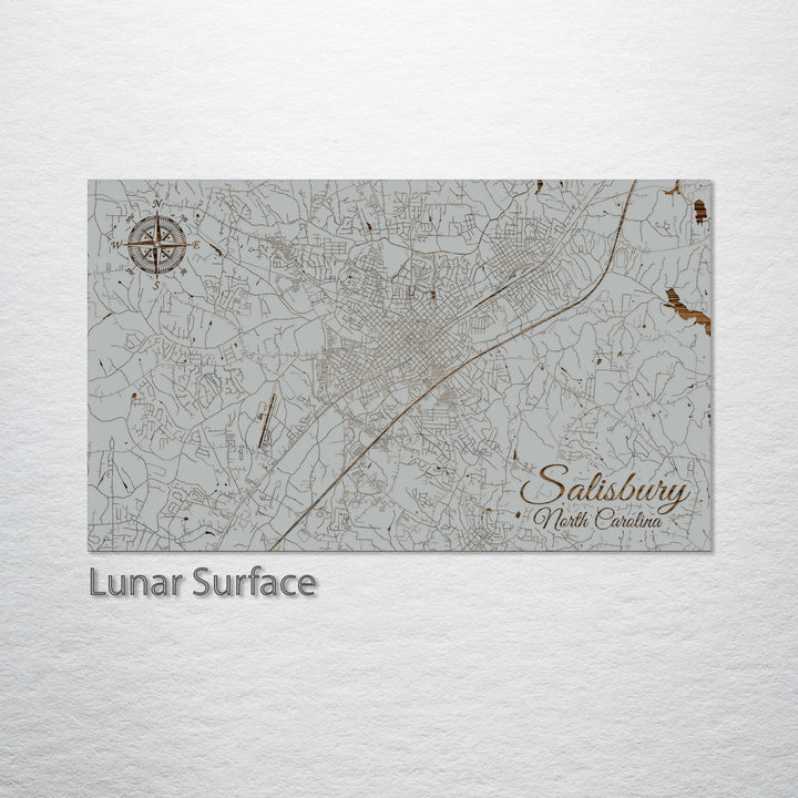 Salisbury, North Carolina Street Map