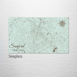 Sanford, North Carolina Street Map