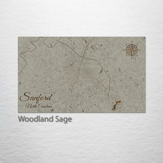 Sanford, North Carolina Street Map