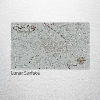 Siler City, North Carolina Street Map