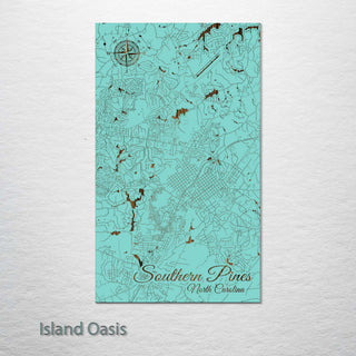 Southern Pines, North Carolina Street Map