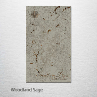 Southern Pines, North Carolina Street Map