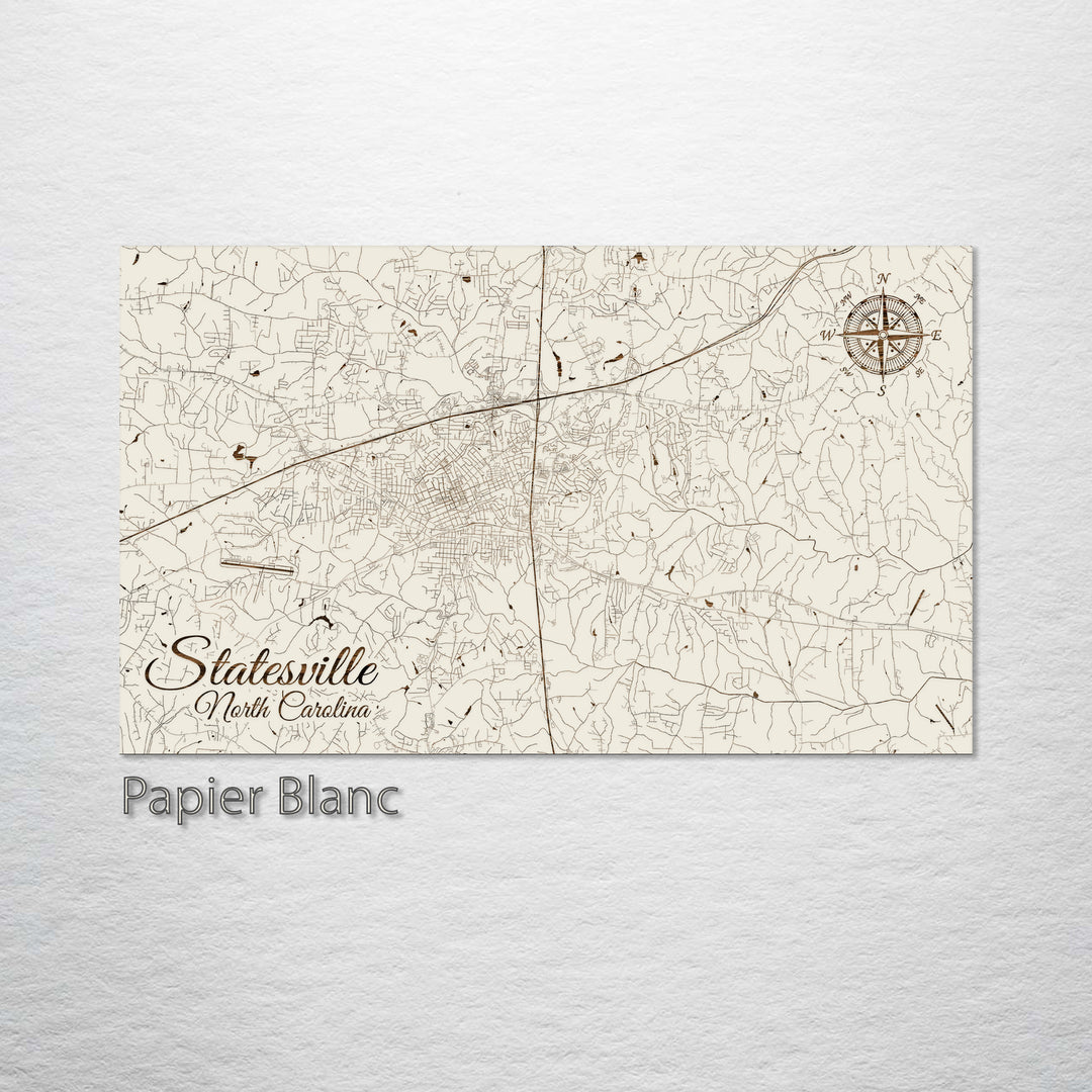 Statesville, North Carolina Street Map