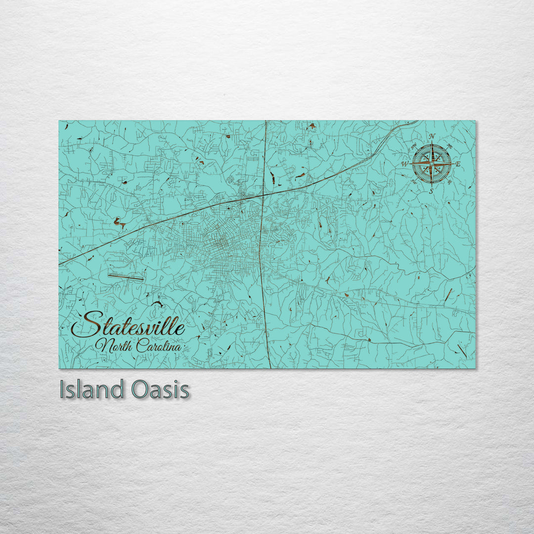 Statesville, North Carolina Street Map