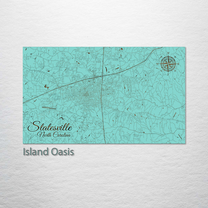 Statesville, North Carolina Street Map