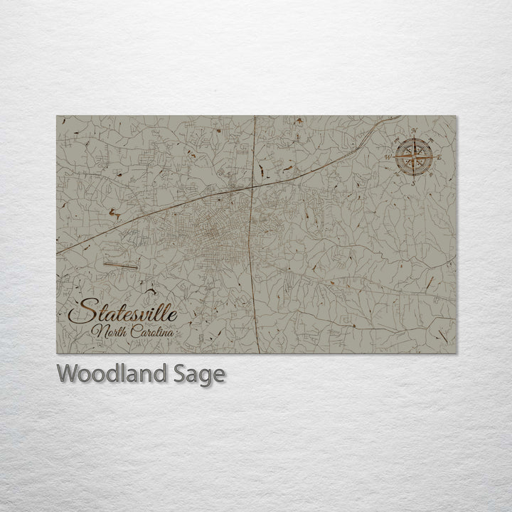 Statesville, North Carolina Street Map