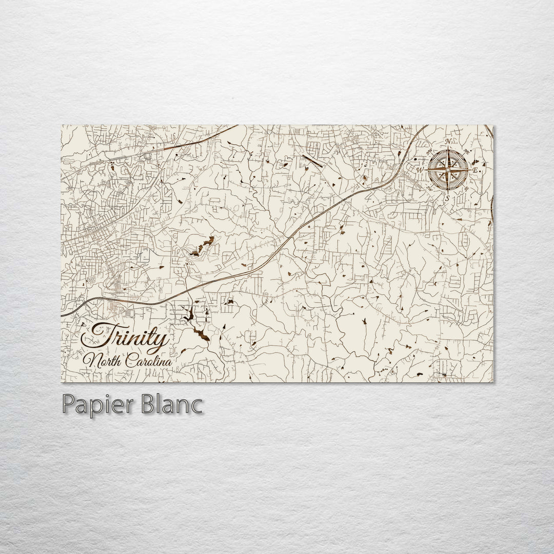 Trinity, North Carolina Street Map