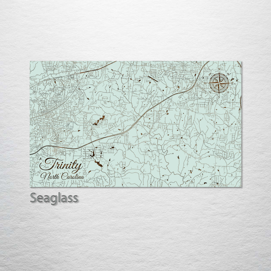 Trinity, North Carolina Street Map