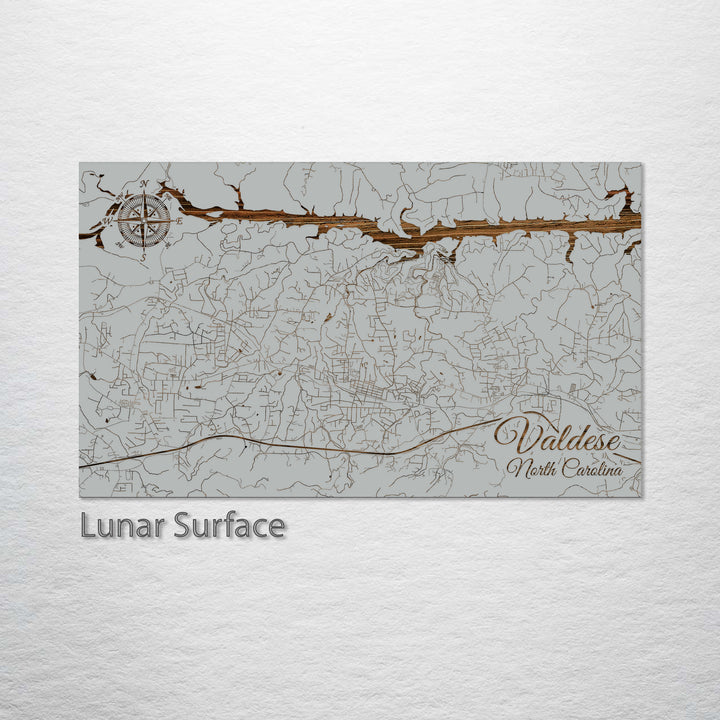 Valdese, North Carolina Street Map