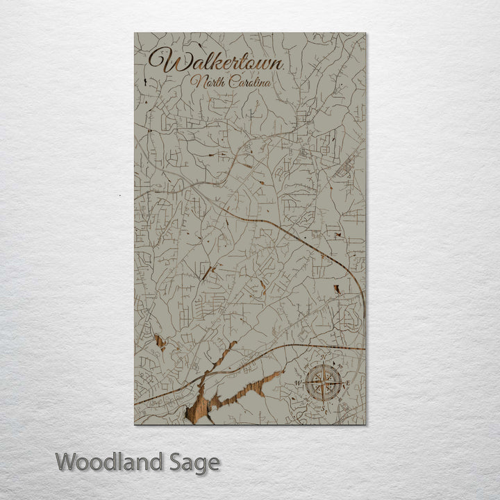 Walkertown, North Carolina Street Map