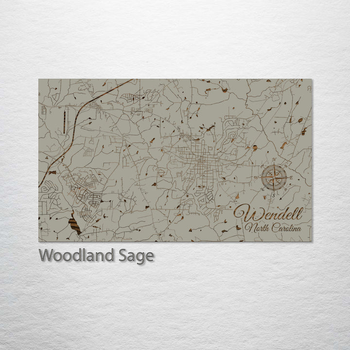 Wendell, North Carolina Street Map