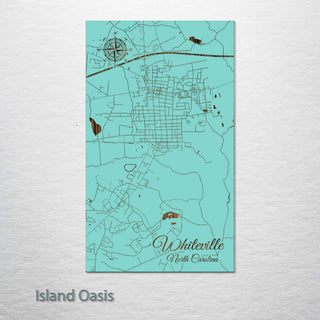 Whiteville, North Carolina Street Map
