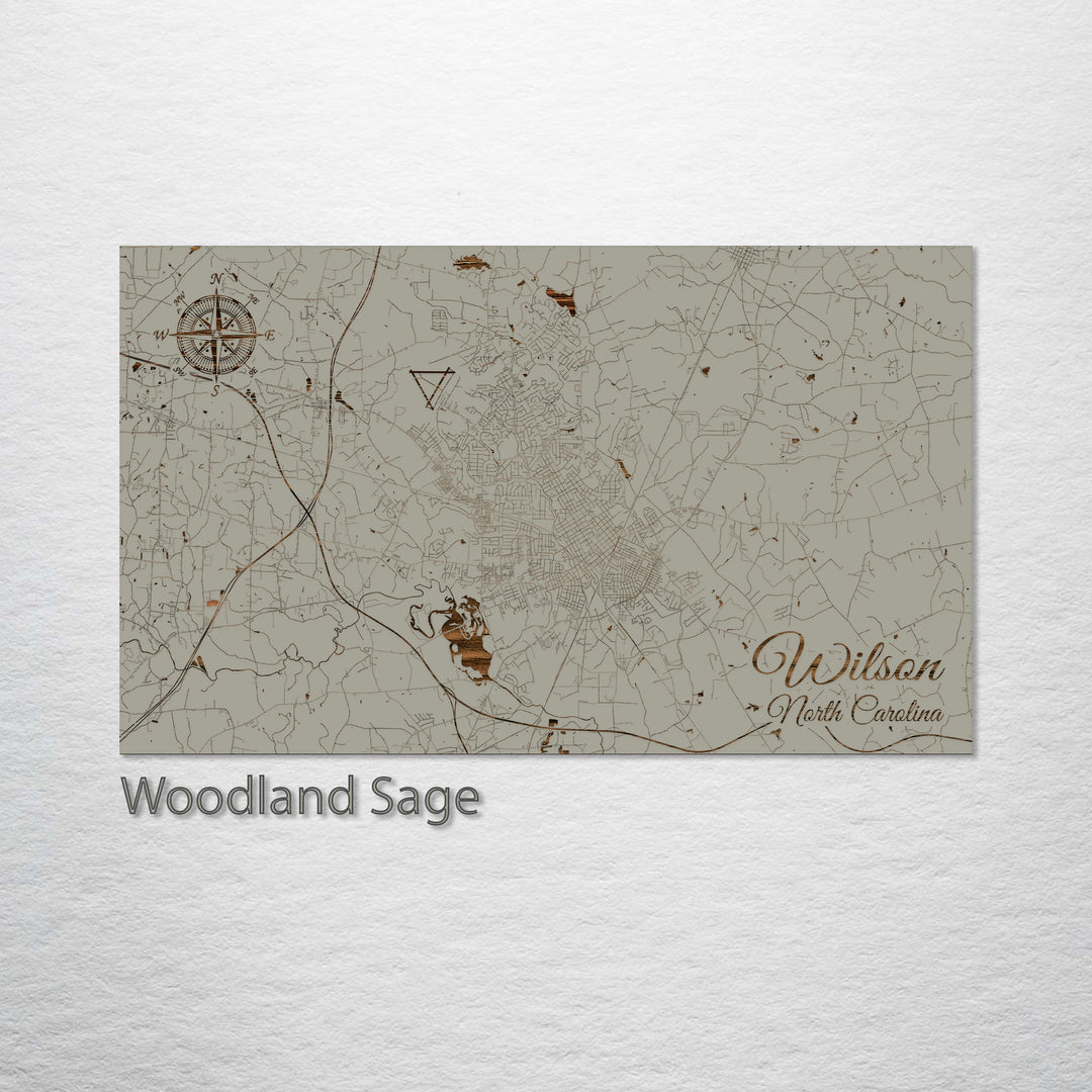 Wilson, North Carolina Street Map