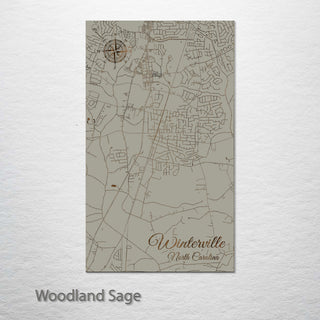 Winterville, North Carolina Street Map