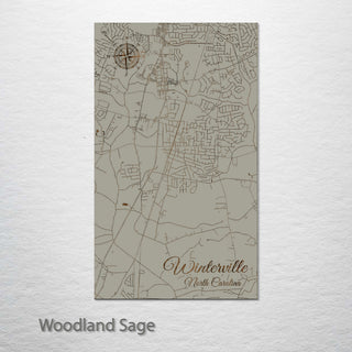 Winterville, North Carolina Street Map