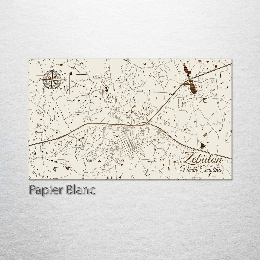 Zebulon, North Carolina Street Map