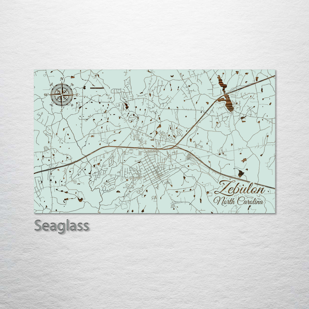 Zebulon, North Carolina Street Map