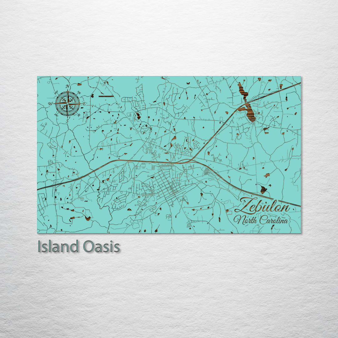 Zebulon, North Carolina Street Map