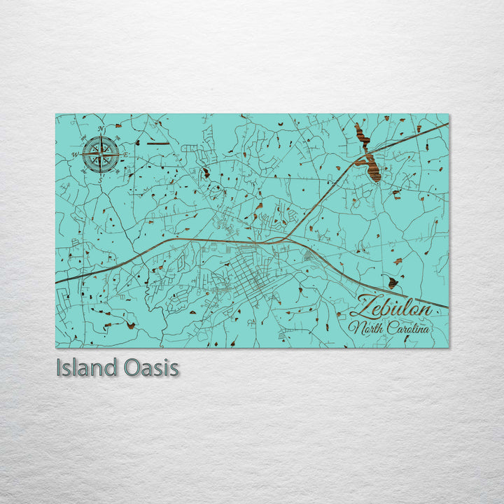 Zebulon, North Carolina Street Map