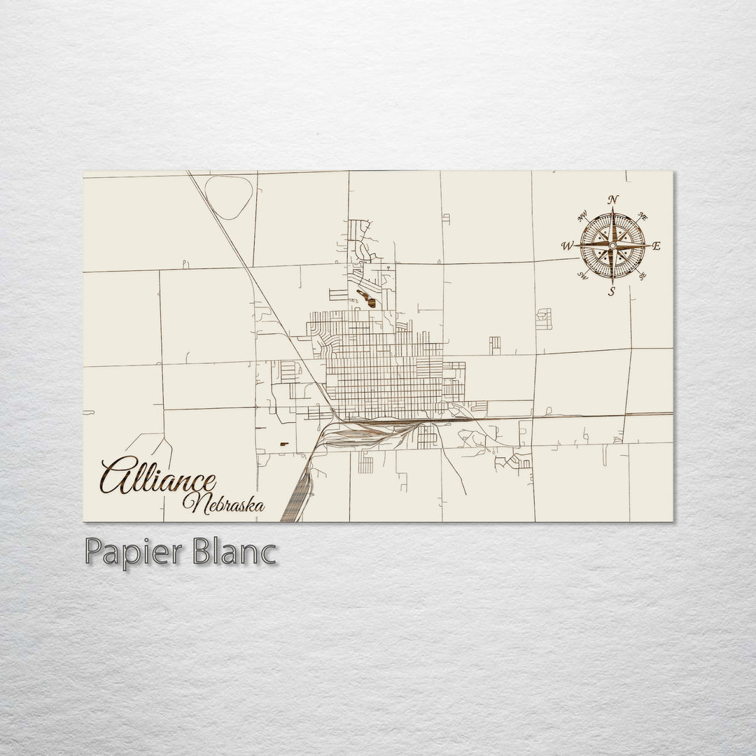 Alliance, Nebraska Street Map