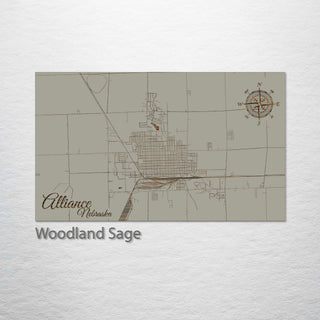 Alliance, Nebraska Street Map