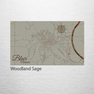 Blair, Nebraska Street Map