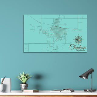 Chadron, Nebraska Street Map