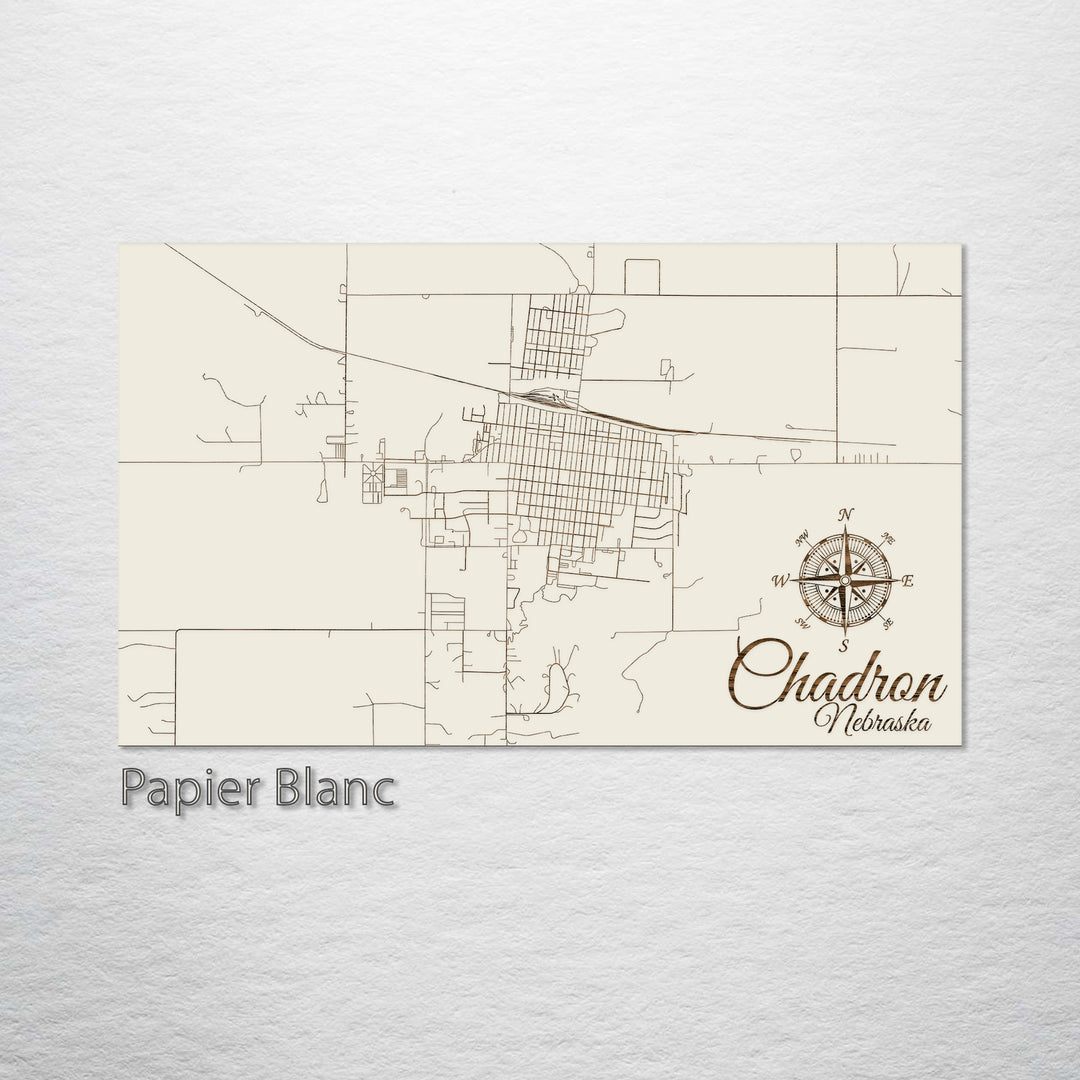 Chadron, Nebraska Street Map
