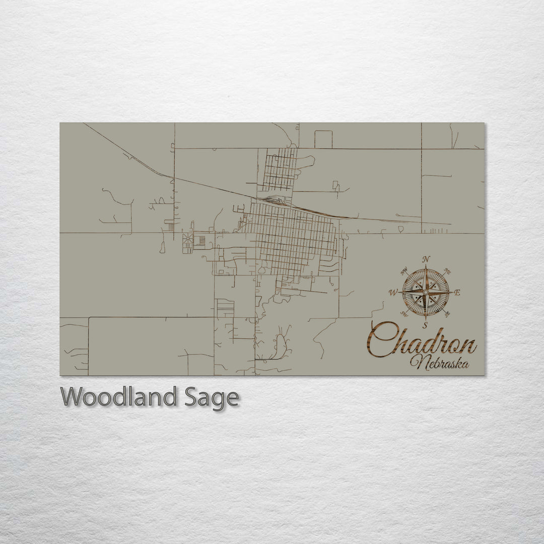 Chadron, Nebraska Street Map