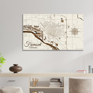 Fremont, Nebraska Street Map