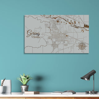 Gering, Nebraska Street Map